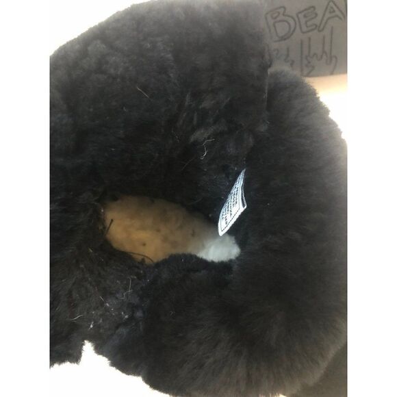 BearPaw Womans Snow Boot 682W Shuede Sheepskin Wool 9” tall Size 6 - Picture 5 of 8